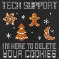 Tech Support I'm Here To Delete Your Cookies Cool Comfort Performance Bucket Hat