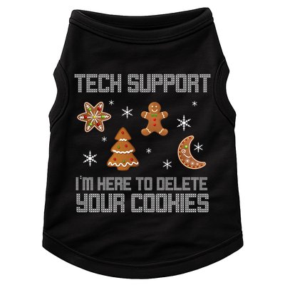 Tech Support I'm Here To Delete Your Cookies Doggie Tank