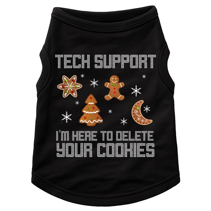 Tech Support I'm Here To Delete Your Cookies Doggie Tank