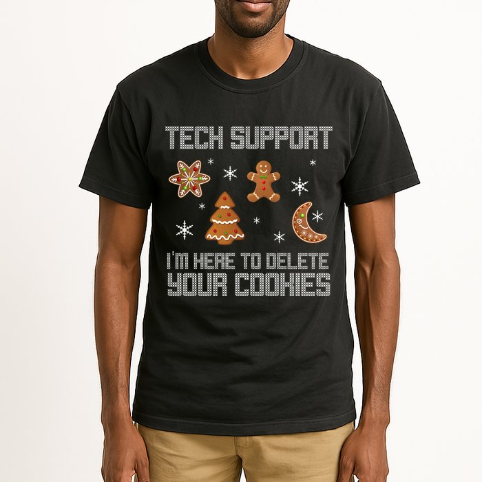 Tech Support I'm Here To Delete Your Cookies Tall T-Shirt