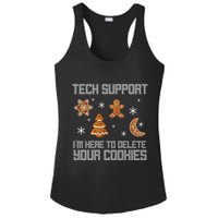 Tech Support I'm Here To Delete Your Cookies Ladies PosiCharge Competitor Racerback Tank