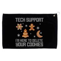 Tech Support I'm Here To Delete Your Cookies Grommeted Golf Towel