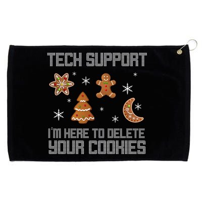 Tech Support I'm Here To Delete Your Cookies Grommeted Golf Towel