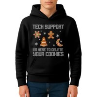 Tech Support I'm Here To Delete Your Cookies Kids Hoodie