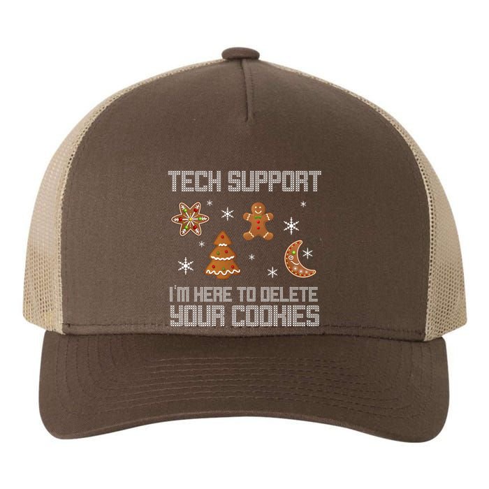 Tech Support I'm Here To Delete Your Cookies Yupoong Adult 5-Panel Trucker Hat