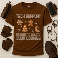 Tech Support I'm Here To Delete Your Cookies Cooling Performance Crew T-Shirt