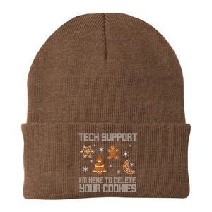 Tech Support I'm Here To Delete Your Cookies Knit Cap Winter Beanie