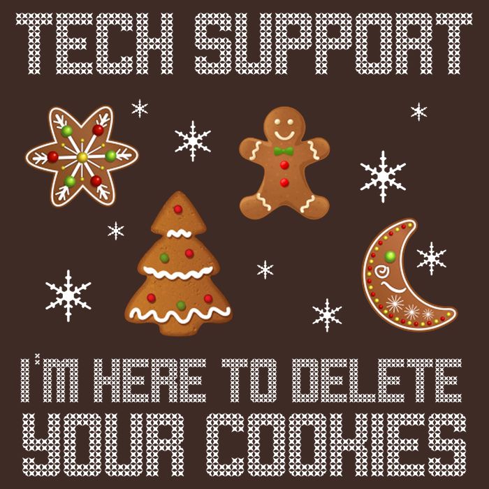 Tech Support I'm Here To Delete Your Cookies Full Zip Hoodie
