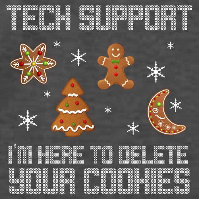 Tech Support I'm Here To Delete Your Cookies Vector Backpack