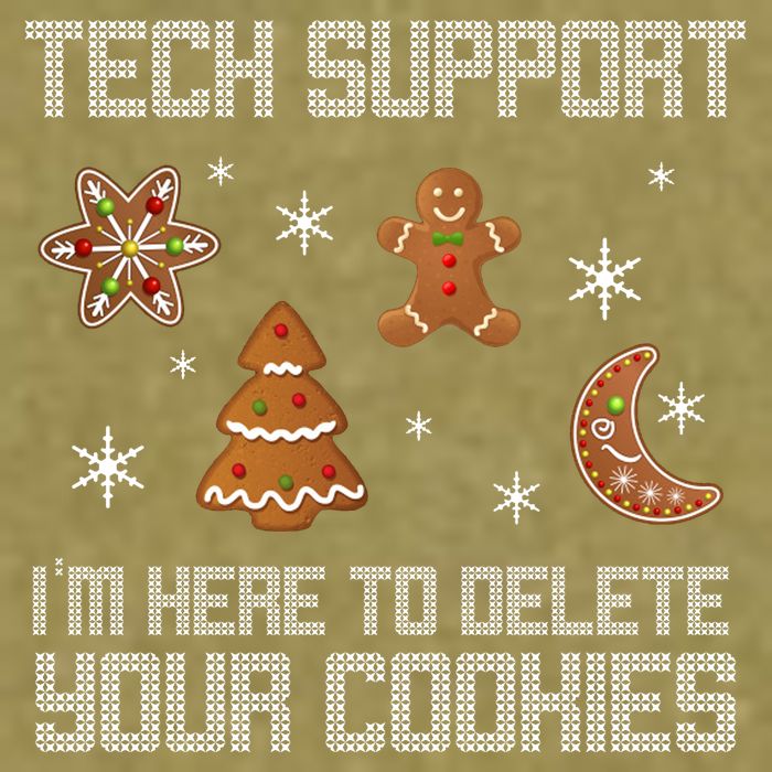 Tech Support I'm Here To Delete Your Cookies Garment-Dyed Women's Muscle Tee