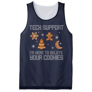 Tech Support I'm Here To Delete Your Cookies Mesh Reversible Basketball Jersey Tank