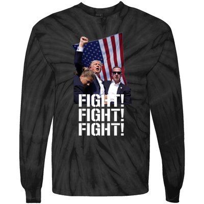 Trump Shooting Injured In Shooting At Pennsylvania Rally Tie-Dye Long Sleeve Shirt