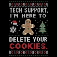 Tech Support IM Here To Delete Your Cookies Xmas Programmer Premium T-Shirt
