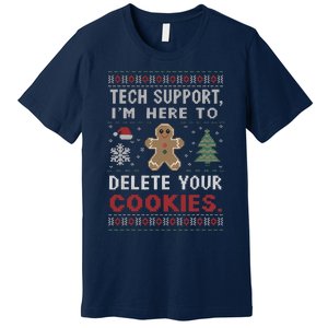 Tech Support IM Here To Delete Your Cookies Xmas Programmer Premium T-Shirt