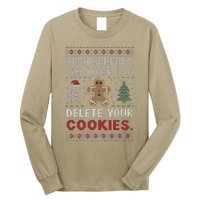 Tech Support IM Here To Delete Your Cookies Xmas Programmer Long Sleeve Shirt