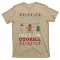 Tech Support IM Here To Delete Your Cookies Xmas Programmer T-Shirt