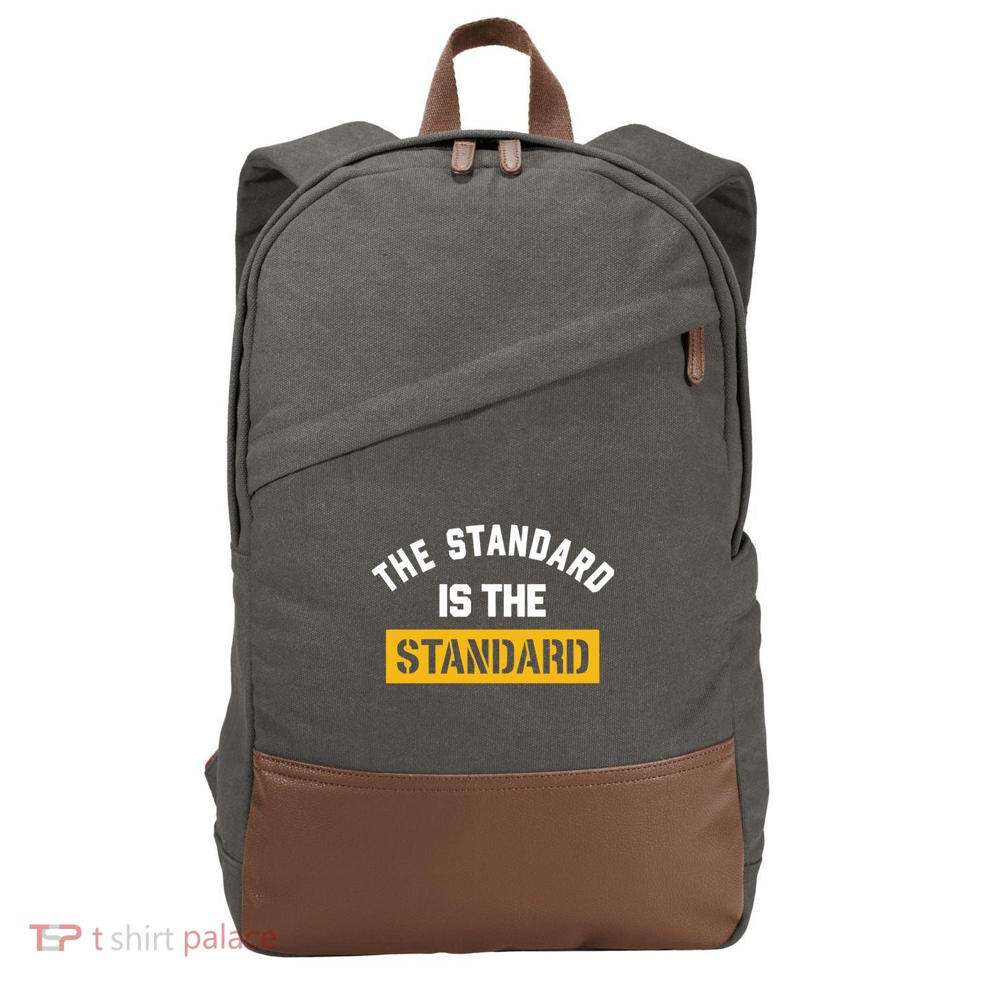 The Standard Is The Standard Cotton Canvas Backpack