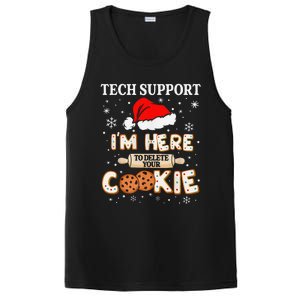 Tech Support IM Here To Delete Your Cookies Funny Christmas PosiCharge Competitor Tank