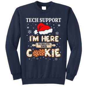 Tech Support IM Here To Delete Your Cookies Funny Christmas Sweatshirt