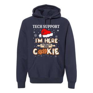 Tech Support IM Here To Delete Your Cookies Funny Christmas Premium Hoodie