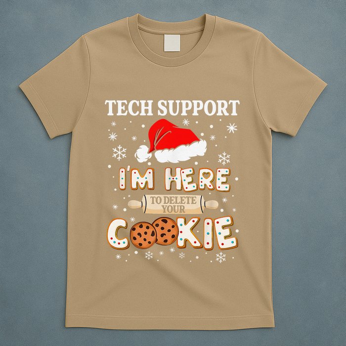 Tech Support IM Here To Delete Your Cookies Funny Christmas T-Shirt