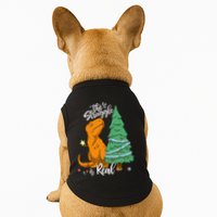 The Struggle Is Real Dinosaur Trex Christmas Tree Xmas Funny Doggie Tank