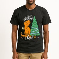 The Struggle Is Real Dinosaur Trex Christmas Tree Xmas Funny Tall T-Shirt