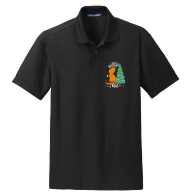 The Struggle Is Real Dinosaur Trex Christmas Tree Xmas Funny Dry Zone Grid Polo