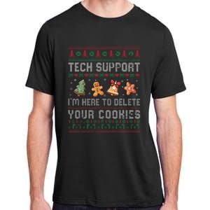 Tech Support IM Here To Delete Your Cookies Christmas Xmas Adult ChromaSoft Performance T-Shirt