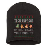 Tech Support IM Here To Delete Your Cookies Christmas Xmas Short Acrylic Beanie