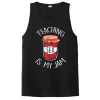 Teaching Sex Is My Jam Funny Teacher's Back To School PosiCharge Competitor Tank