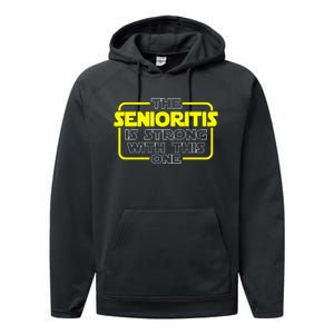 The Senioritis Is Strong With This One Performance Fleece Hoodie