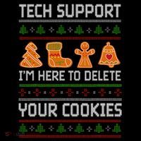 Tech Support IM Here To Delete Your Cookies Full-Length Apron With Pockets