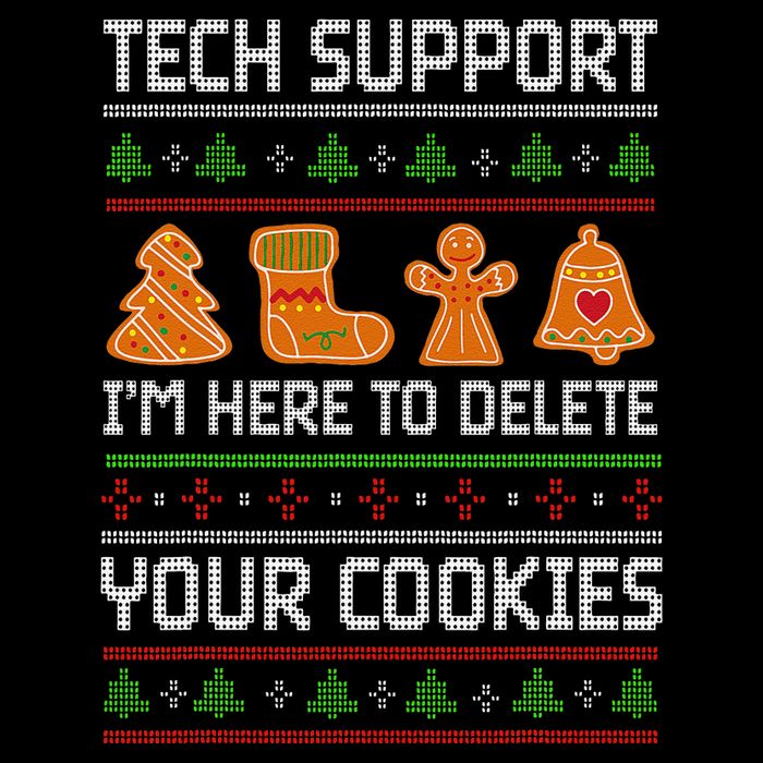 Tech Support IM Here To Delete Your Cookies Baby Bodysuit