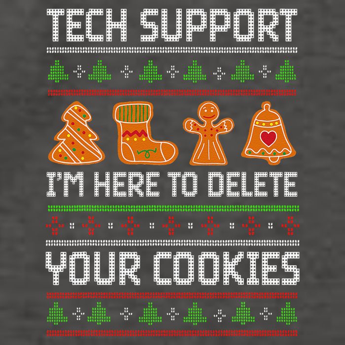 Tech Support IM Here To Delete Your Cookies Vector Backpack