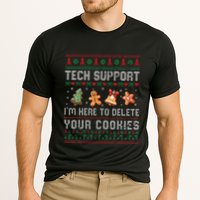 Tech Support IM Here To Delete Your Cookies Christmas Xmas Cooling Performance Crew T-Shirt