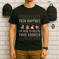 Tech Support IM Here To Delete Your Cookies Christmas Xmas T-Shirt