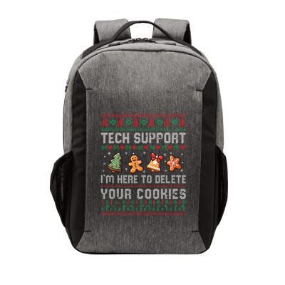 Tech Support IM Here To Delete Your Cookies Christmas Xmas Vector Backpack
