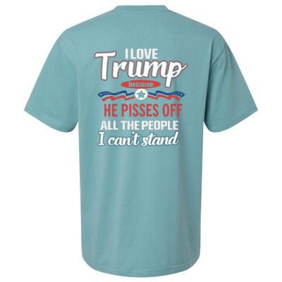 Trump Supporters I Love Trump He Pisses Off All The People I Can’t Stand Sueded Cloud Jersey T-Shirt