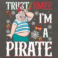 Trust Smee IM A Pirate Mr Smee Christmas Mr Smee Santa Cotton Canvas Backpack