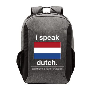 T Shirt I Speak Dutch Bilingual People Funny Gift Teacher Professor Vector Backpack