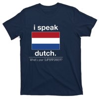 T Shirt I Speak Dutch Bilingual People Funny Gift Teacher Professor T-Shirt