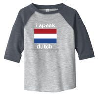 T Shirt I Speak Dutch Bilingual People Funny Gift Teacher Professor Toddler Fine Jersey T-Shirt