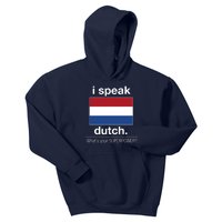 T Shirt I Speak Dutch Bilingual People Funny Gift Teacher Professor Kids Hoodie