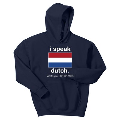 T Shirt I Speak Dutch Bilingual People Funny Gift Teacher Professor Kids Hoodie