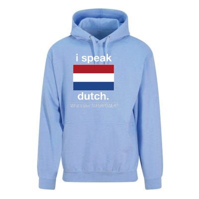 T Shirt I Speak Dutch Bilingual People Funny Gift Teacher Professor Unisex Surf Hoodie