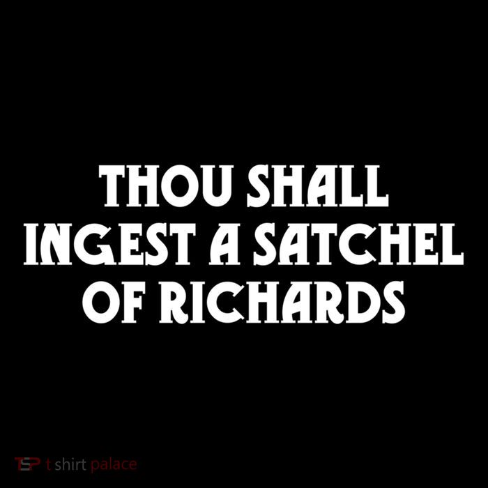 Thou Shall Ingest A Satchel Of Richards Eat A Bag Of Dicks Gift Sustainable Bucket Hat