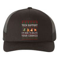 Tech Support IM Here To Delete Your Cookies Christmas Xmas Yupoong Adult 5-Panel Trucker Hat