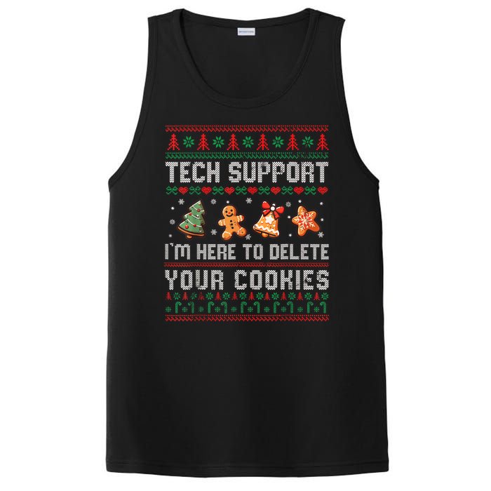 Tech Support IM Here To Delete Your Cookies Christmas Xmas PosiCharge Competitor Tank