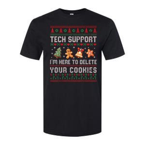 Tech Support IM Here To Delete Your Cookies Christmas Xmas Softstyle CVC T-Shirt